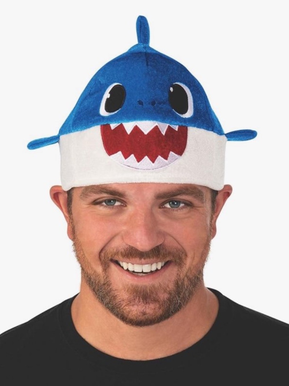 Blue Shark Plush Kids Hat - Fun Costume Beanie